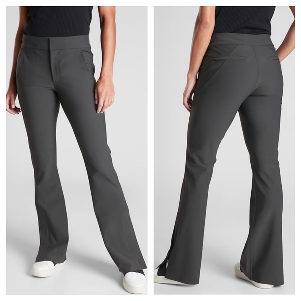 Athleta Stellar Flare Trouser Pants, Sz 6
